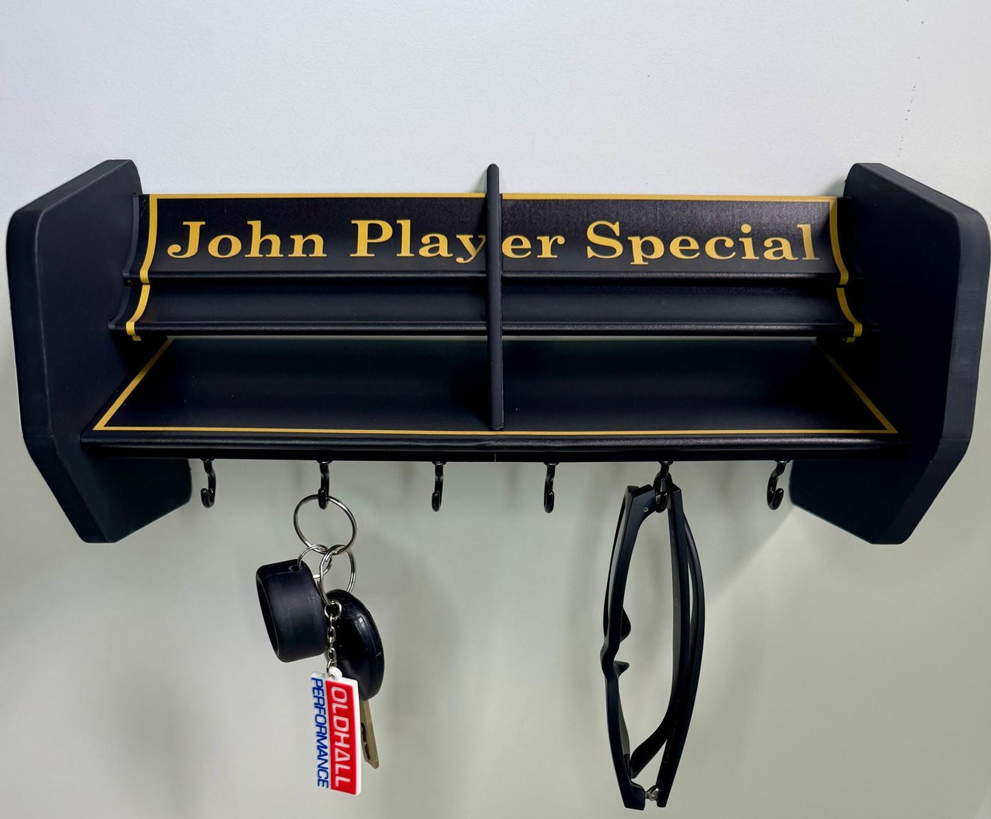 F1 Formula1 Lotus JPS John player special Senna spoiler key holder / Motorsport fan gift/ storage solution /display piece for keys /sunglass